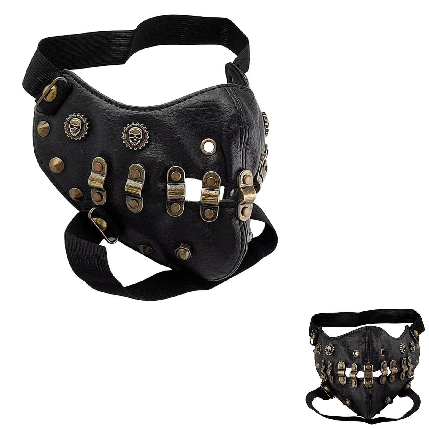 Steampunk PU Leather Mask – The Ultimate Gothic Cosplay Accessory