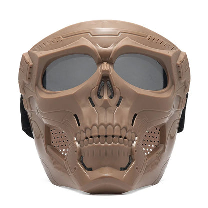 Tactical Skull Skeleton Mask – Full Face Protection with Integrated Goggles