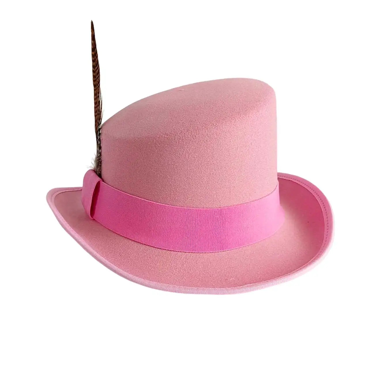 Large High-Top Fedora Hat – Gentleman's Bowler Hat British Style Magic Hat for Men Women 20 Colors