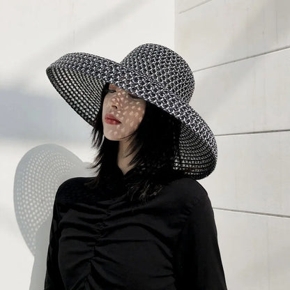 Bucket Hat Summer Hats for Women Fishing Hat Woolen Rhinestone Solid Color Basin Hat Leisure Outdoor Beach Sun Hat