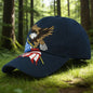 Patriotic USA Flag Eagle Embroidered Baseball Cap – Classic American Style