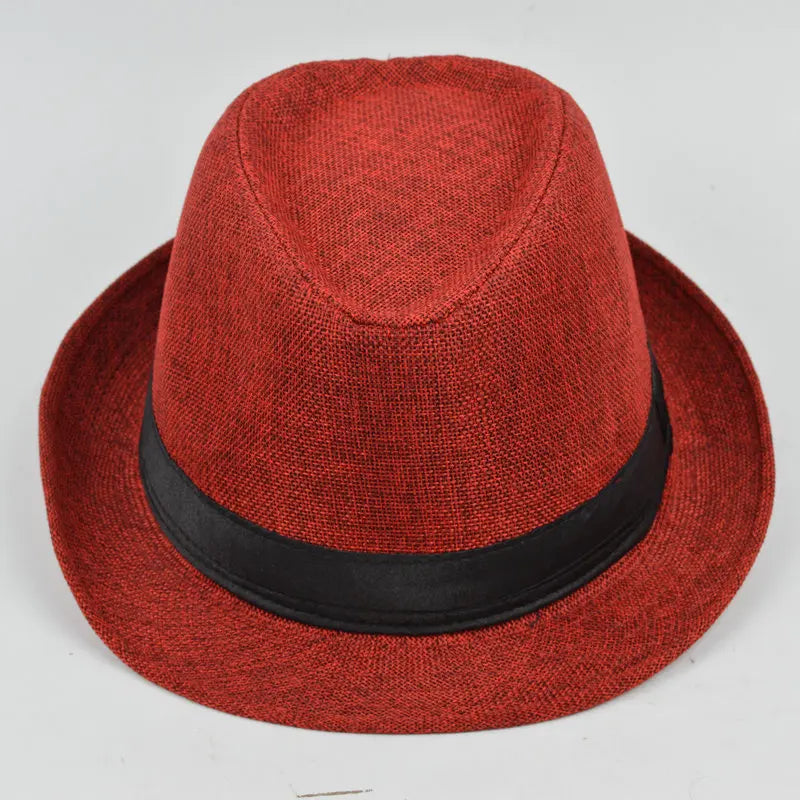 Cotton Linen Jazz Hat – Refined Style for the Modern Gentleman