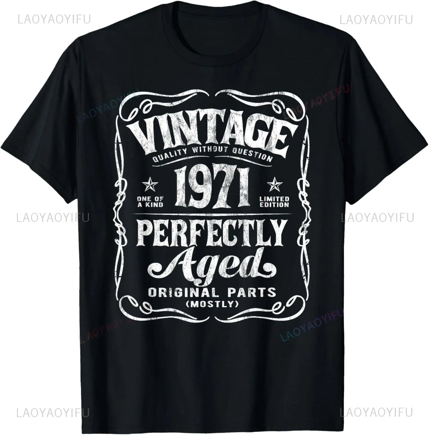 54th Birthday Tee 54 Years Old Vintage Legends Born in 1971 T-Shirt Print Original Design Gifts T Shirts Streetwear Camisas