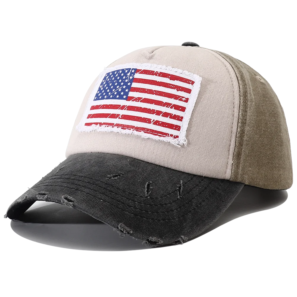 USA Flag Embroidered Baseball Cap – Unisex Snapback