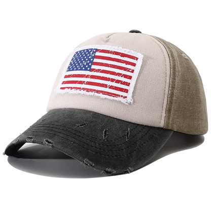 USA Flag Embroidered Baseball Cap – Unisex Snapback