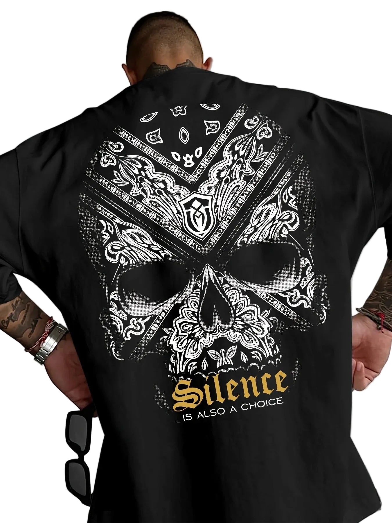 Personalized Dark Letter Print 100% Cotton Men Woment T-shirt Summer Autumn Daily Outdoor Sports Party Casual Loose Short Sleeve