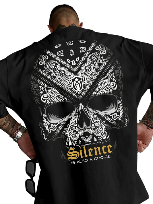 Personalized Dark Letter Print 100% Cotton Men Woment T-shirt Summer Autumn Daily Outdoor Sports Party Casual Loose Short Sleeve