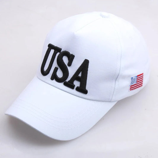 USA Flag Embroidered Baseball Cap – Classic Patriotic Style