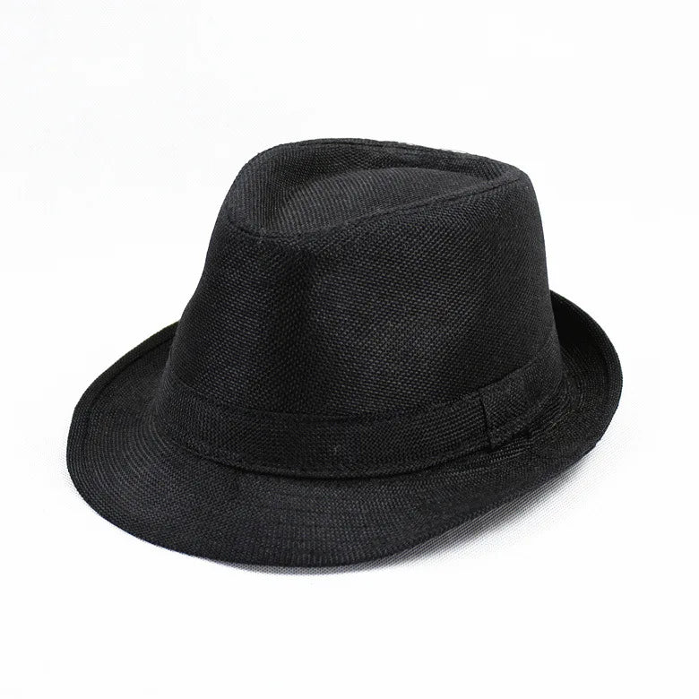 Classic Linen Fedora Jazz Hat – Elevate Your Summer Style
