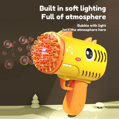 35-Hole Dinosaur Bubble Blower – Endless Bubbles, Endless Fun