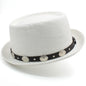 Classic Pork Pie Straw Hat – Timeless Style Meets Summer Comfort