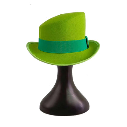 Large High-Top Fedora Hat – Gentleman's Bowler Hat British Style Magic Hat for Men Women 20 Colors