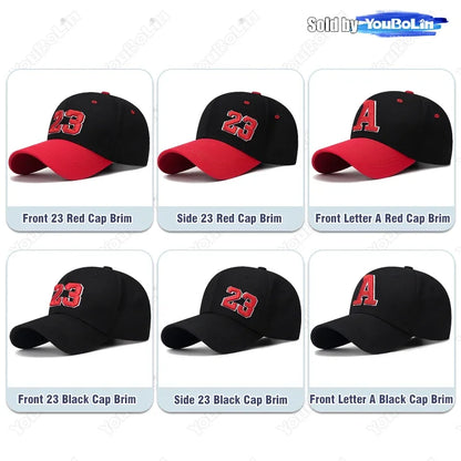 Letter "A" 3D Embroidered Two-Tone Cap – Classic Style Meets Modern Detail