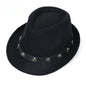 Men’s Wool Blend Fedora – Sophisticated Short-Brim Style