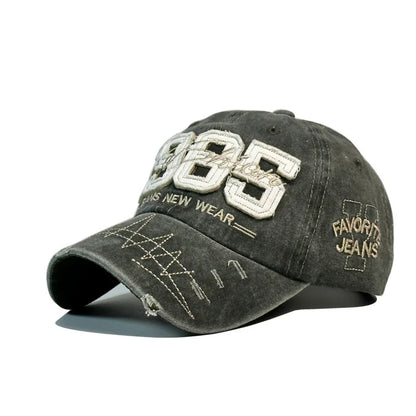 1985 Embroidery Baseball Cap – Retro Style, Timeless Appeal
