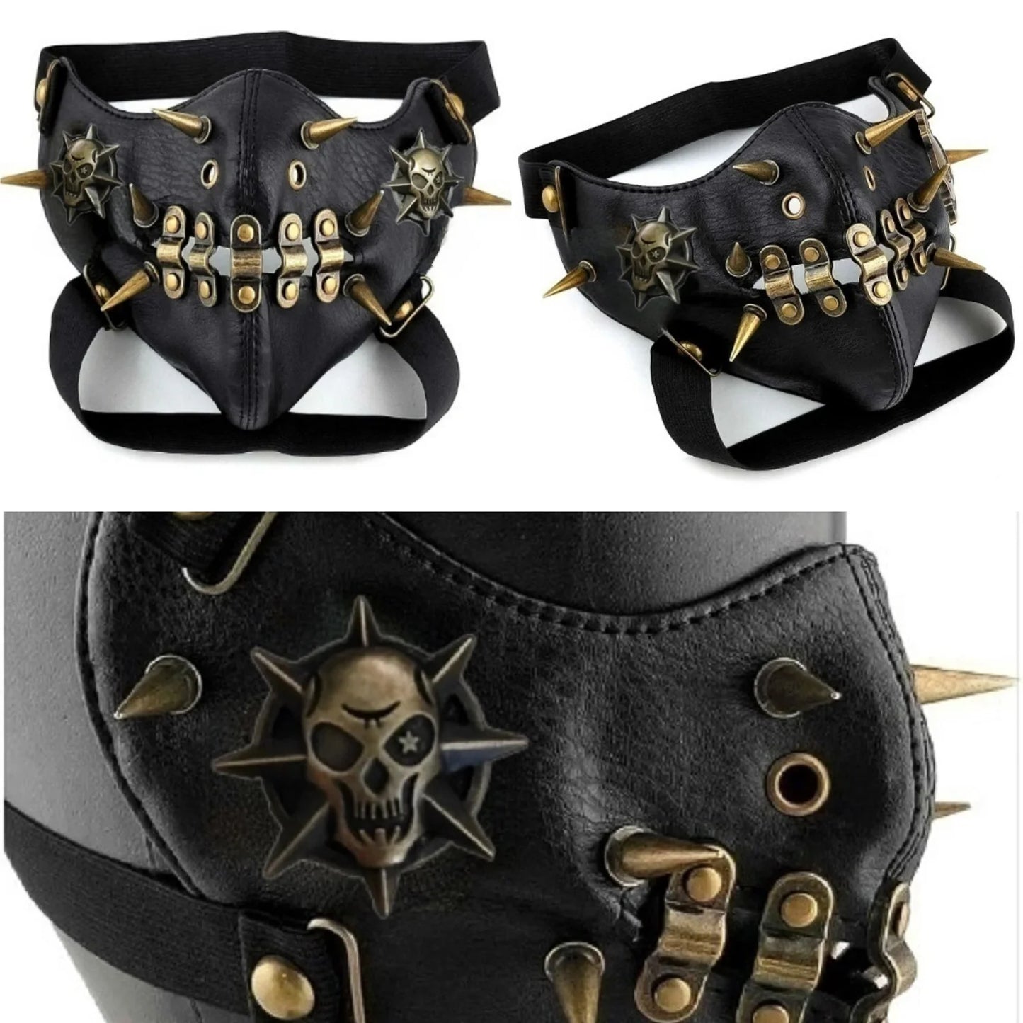 Steampunk PU Leather Mask – The Ultimate Gothic Cosplay Accessory