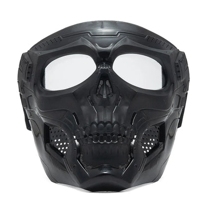 Tactical Skull Skeleton Mask – Full Face Protection with Integrated Goggles