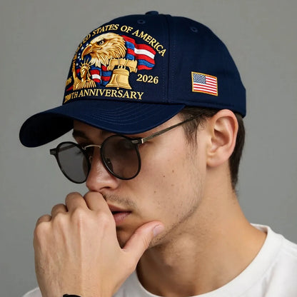 USA 250th Anniversary Baseball Cap – A Timeless Patriotic Tribute