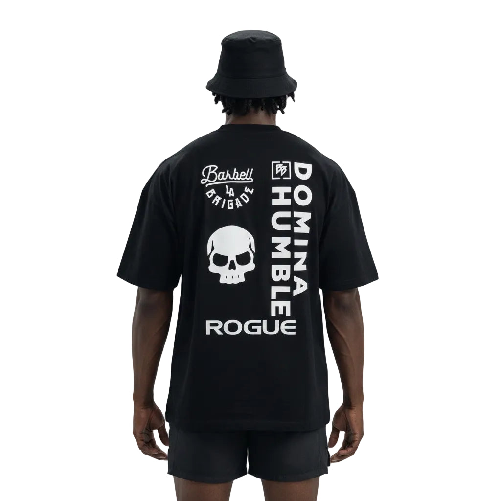 Barbell Summer Men Fashion Cotton T-Shirt Skull Print Tops Tees Male Casual O-Neck Clothing Women Short Sleeve Shirt Streetwear