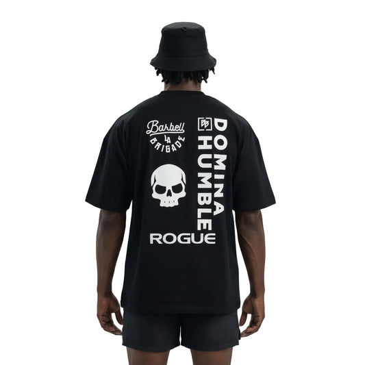 Barbell Summer Men Fashion Cotton T-Shirt Skull Print Tops Tees Male Casual O-Neck Clothing Women Short Sleeve Shirt Streetwear