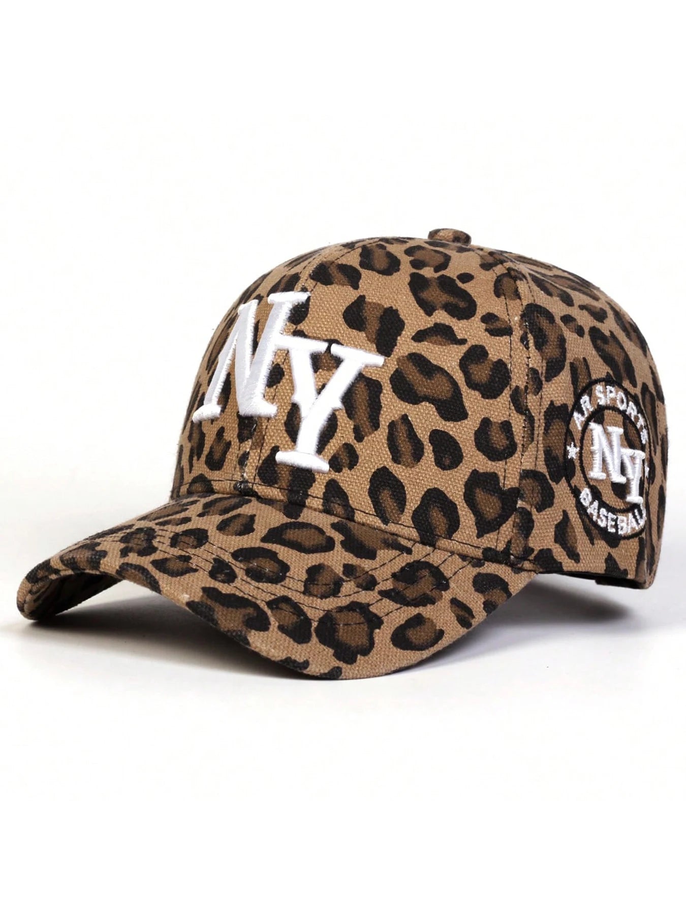 Women’s Leopard Print NY Baseball Cap – Trendy Urban Style
