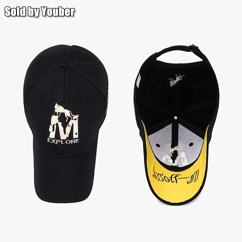 Wolf Totem Embroidery Baseball Cap – Embrace the Spirit of the Wild