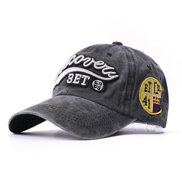 Vintage Washed Cotton Dad Hat Unisex Adjustable Baseball Cap - Promotion Sale