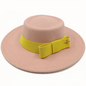 Bow Tie Fedora Hat – Wide Brim | 17 Colors | Women & Men