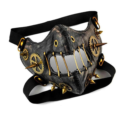 Steampunk PU Leather Mask – The Ultimate Gothic Cosplay Accessory