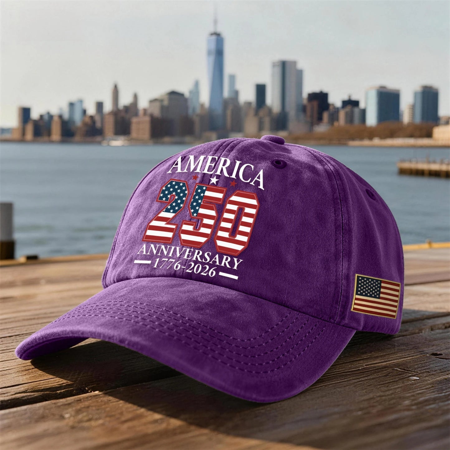 America 250th Anniversary Vintage Baseball Cap – Commemorate History