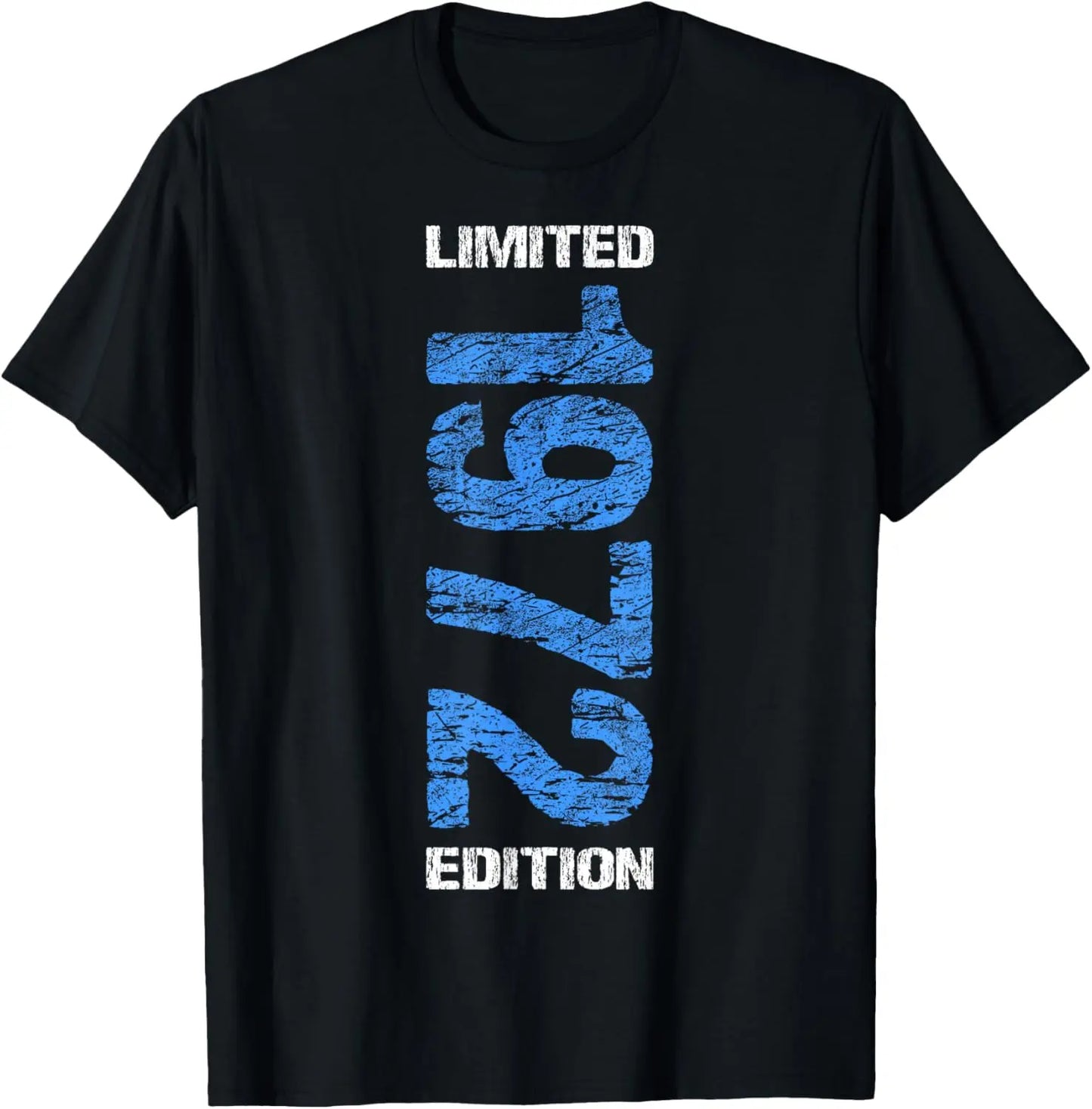 1972 Limited Edition 53th Birthday Born 1972 Unisex Neck Short Sleeve T-Shirt Casual Personalized Clothing Camisas Streetwear