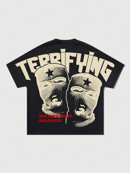 Men's T-Shirt 3D Letter Print | Streetwear Summer 2026