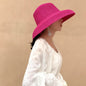 Women's Wide Brim Straw Sun Hat – Foldable Hepburn Style | Beach & Travel