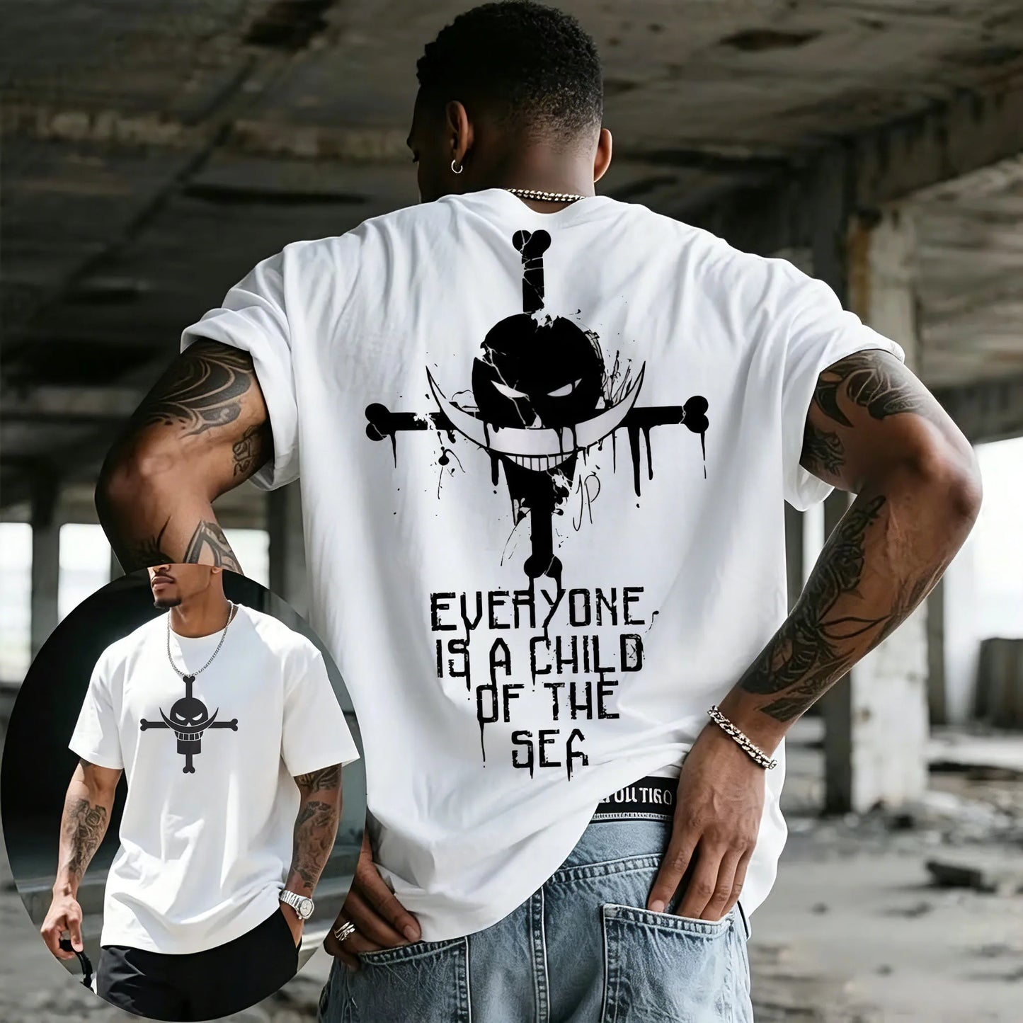 One Piece Skull T-Shirt | Anime Streetwear Graphic Tee