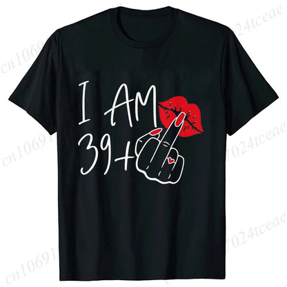 Women’s Funny 40th Birthday Graphic Tee – Celebrate 40 with Attitude