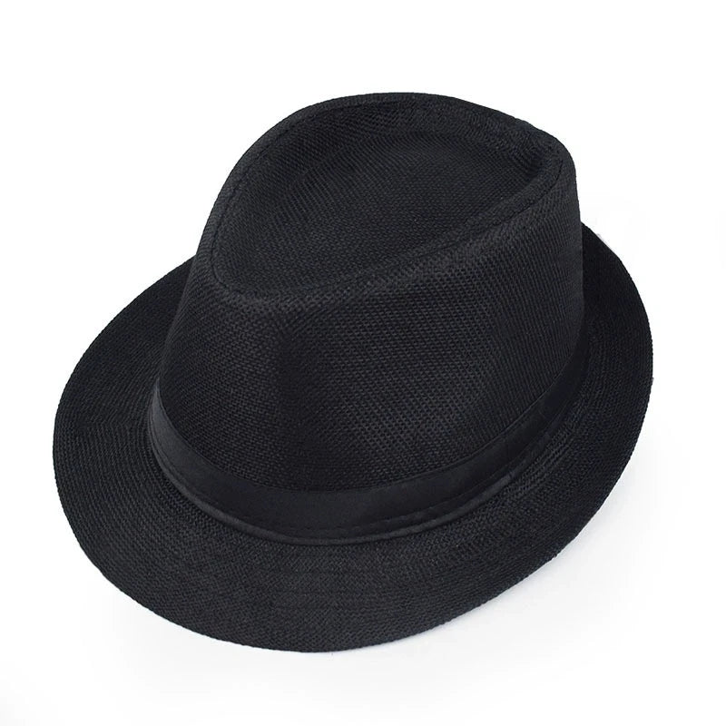 Classic Linen Fedora Jazz Hat – Elevate Your Summer Style