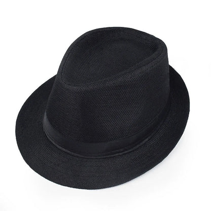 Classic Linen Fedora Jazz Hat – Elevate Your Summer Style