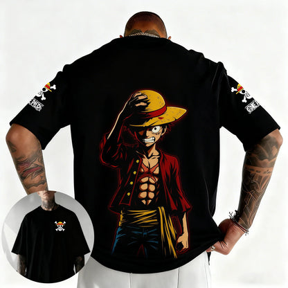 One Piece Japanese Anime Printed Men's T-Shirt Roronoa Zoro Boy Children's Harajuku Short Sleeve Kids Luffy T-shirt Clothing