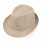 Classic Linen Fedora Jazz Hat – Elevate Your Summer Style
