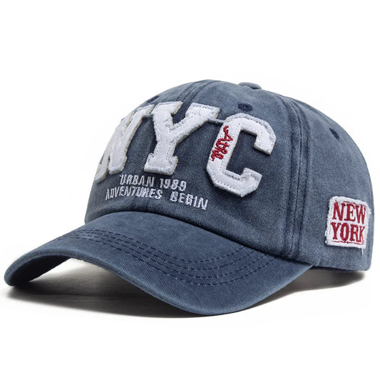Cap NYC Vintage Baseball Unisex Cotton Snapback Adjustable Men Women Hat