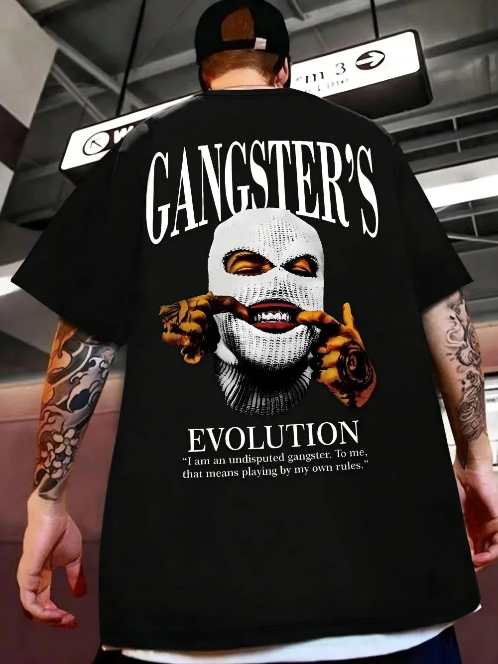 Gangster's Evolution T-Shirt-ironplanetstudio