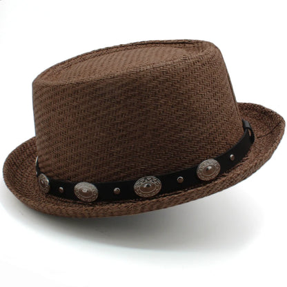 Classic Pork Pie Straw Hat – Timeless Style Meets Summer Comfort