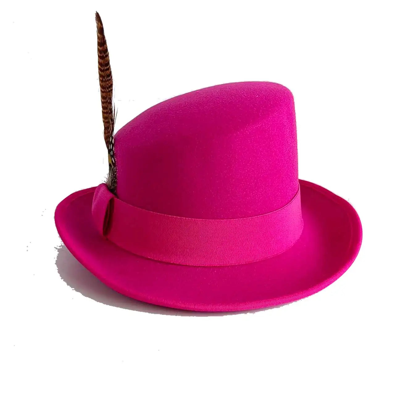 Large High-Top Fedora Hat – Gentleman's Bowler Hat British Style Magic Hat for Men Women 20 Colors