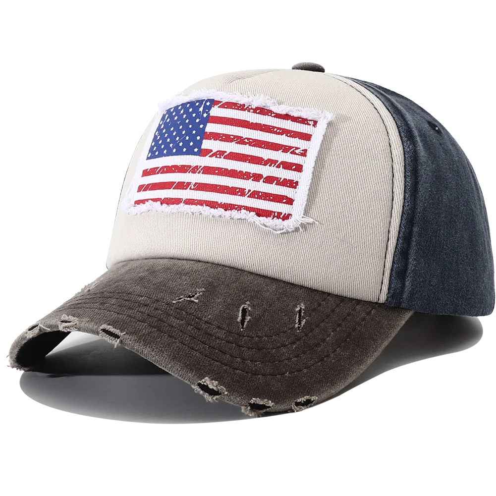 USA Flag Embroidered Baseball Cap – Unisex Snapback