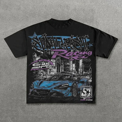 Harajuku Y2K Graphic T-Shirt | Oversized Streetwear Tee | 15 Colors, 30 Designs