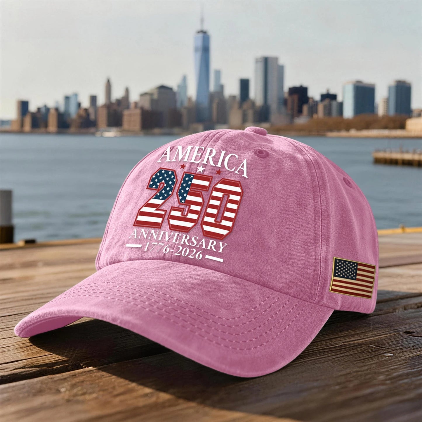 America 250th Anniversary Vintage Baseball Cap – Commemorate History