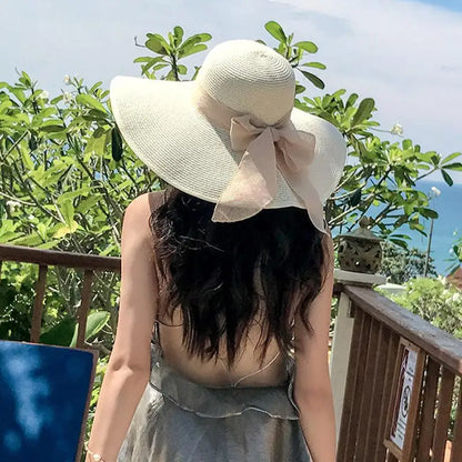Foldable Wide Brim Straw Sun Hat - Your Essential Summer Companion