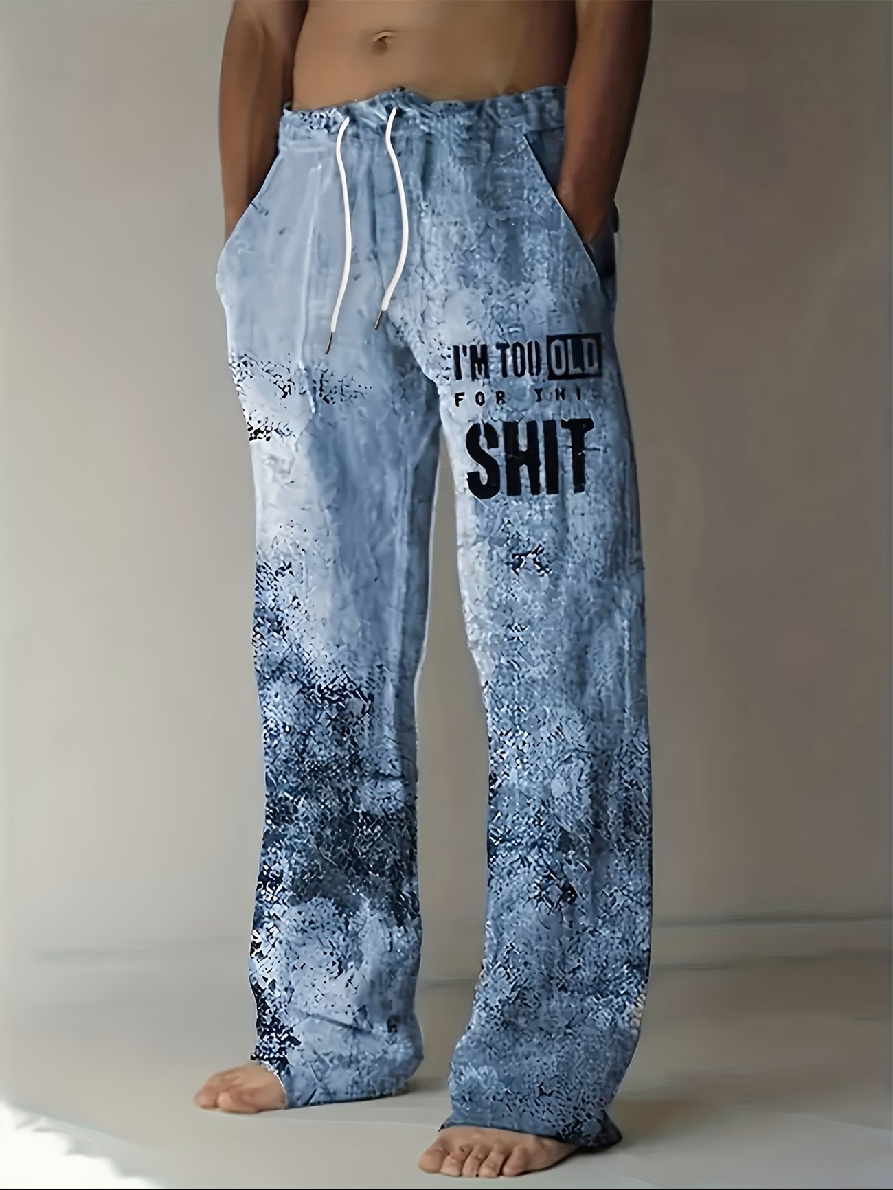 Men’s Striped Gradient Sweatpants – Modern Comfort Meets Urban Style