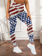 American Flag Yoga Leggings – Patriotic Performance Wear