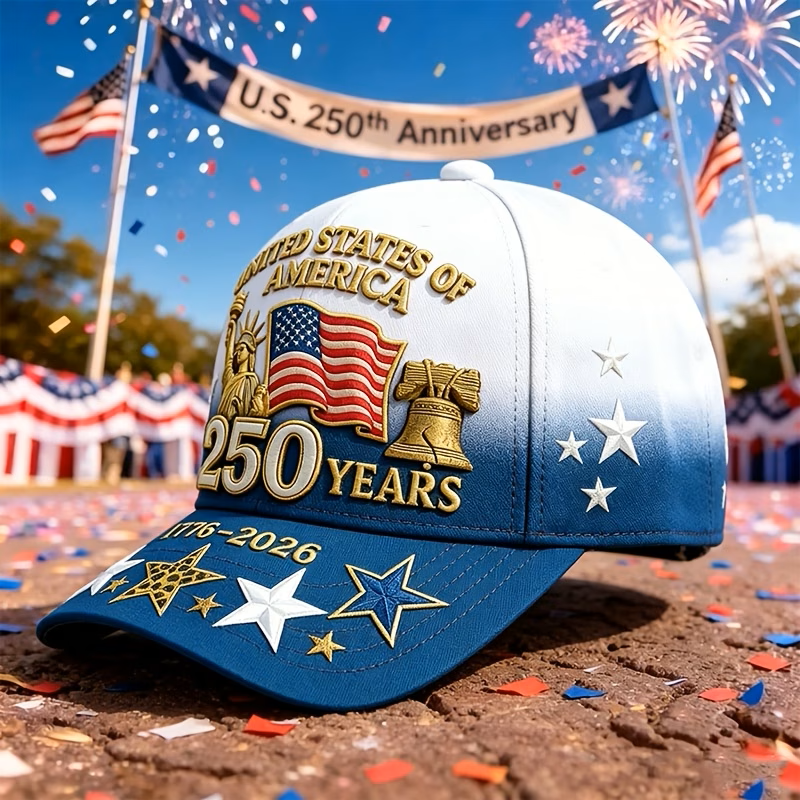 USA 250th Anniversary Cap – Commemorate 250 Years of History (1776-2026)